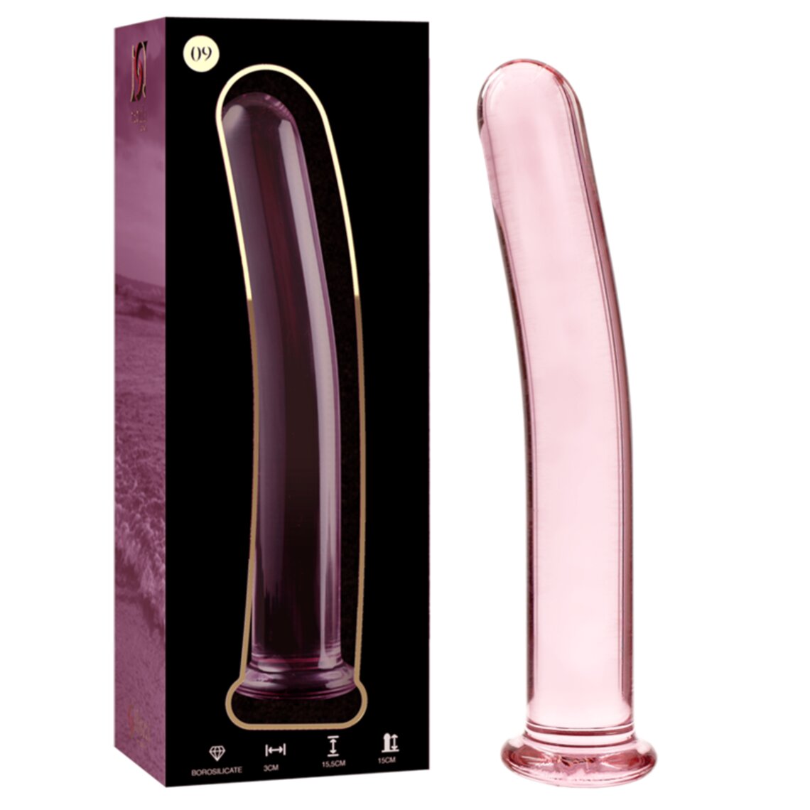 Nebula ibiza m-9 dildo glass 15.5 x 2.5 cm | Sex toy