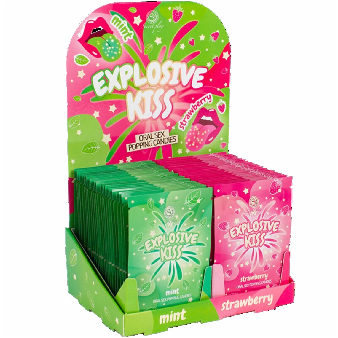 Secret Play Explosive Candy Display 48 Units Sex Candies 6853